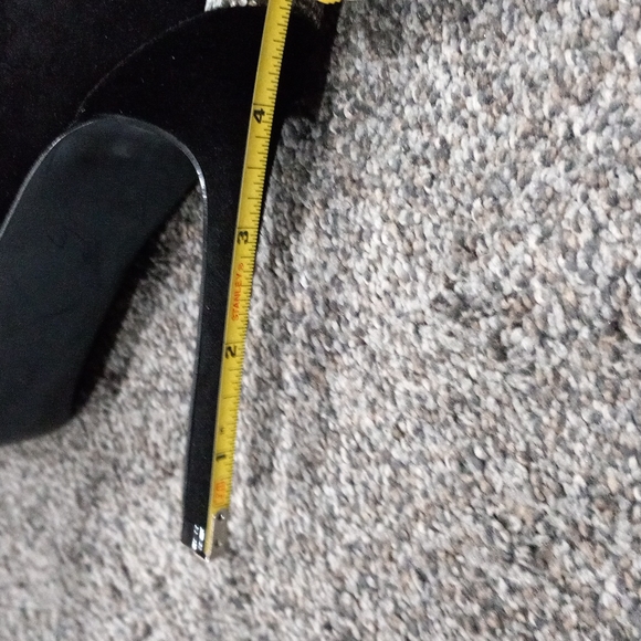 Black Suede Steve Madden Crystal Ankle Bootie - Picture 8 of 8